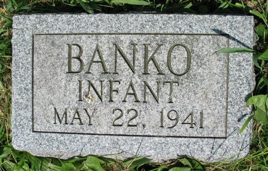 Infant Banko tombstone